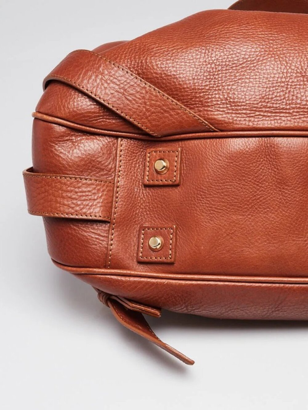 Burberry Brown Pebbled Leather Margaret Shoulder Bag - Picture 5 of 12